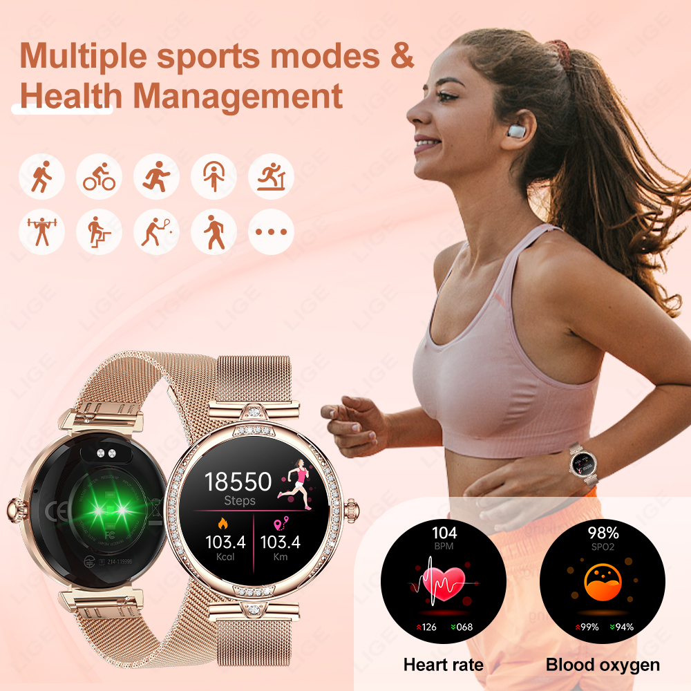LIGE Fashion Woman Smartwatch  – обзор и цена Smartwatch Latest Watches For Men