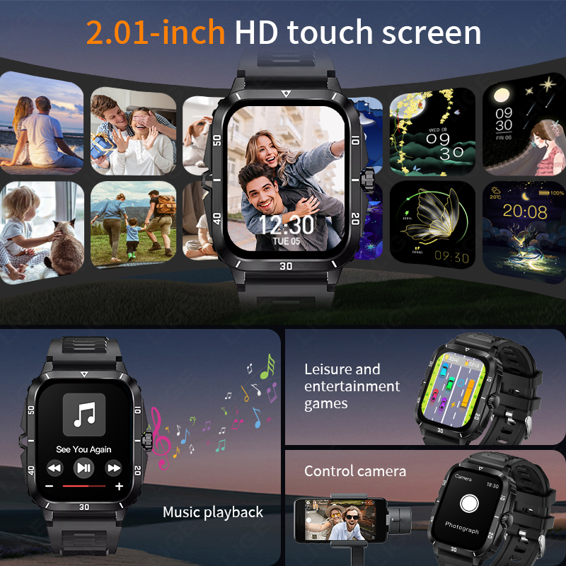 2.01 Screen Smart Watch Blueto – обзор и цена Smartwatch Latest Watches For Men