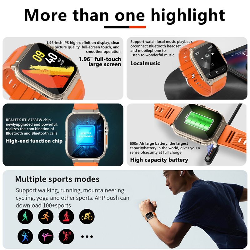 LIGE 600mAh high-Capacity Smar – обзор и цена Smartwatch Latest Watches For Men