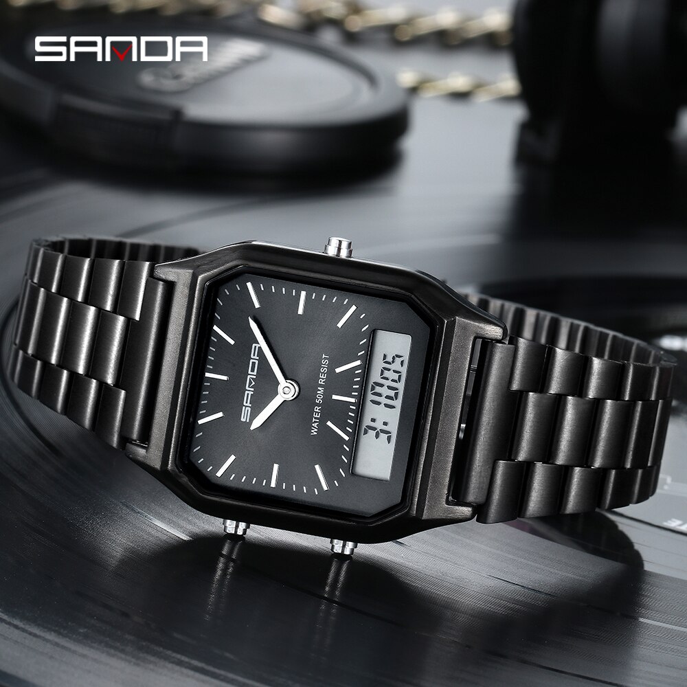 SANDA Luxury Mens G Style Watc – обзор и цена Casio Watches Smartwatch