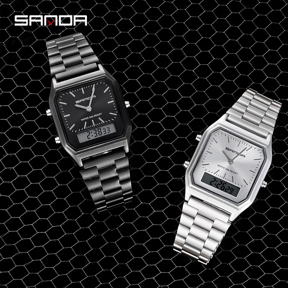SANDA Luxury Mens G Style Watc – обзор и цена Casio Watches Smartwatch