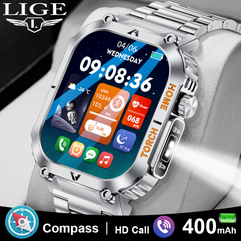 LIGE Men Outdoor Smartwatch 20 – обзор и цена Smartwatch Latest Watches For Men
