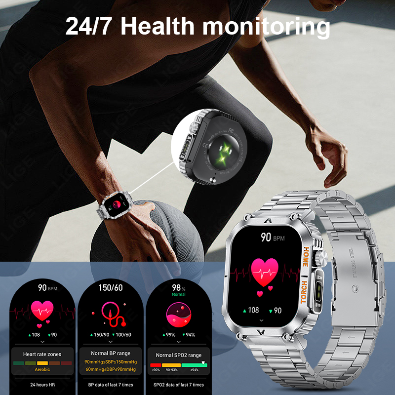 LIGE Men Outdoor Smartwatch 20 – обзор и цена Smartwatch Latest Watches For Men