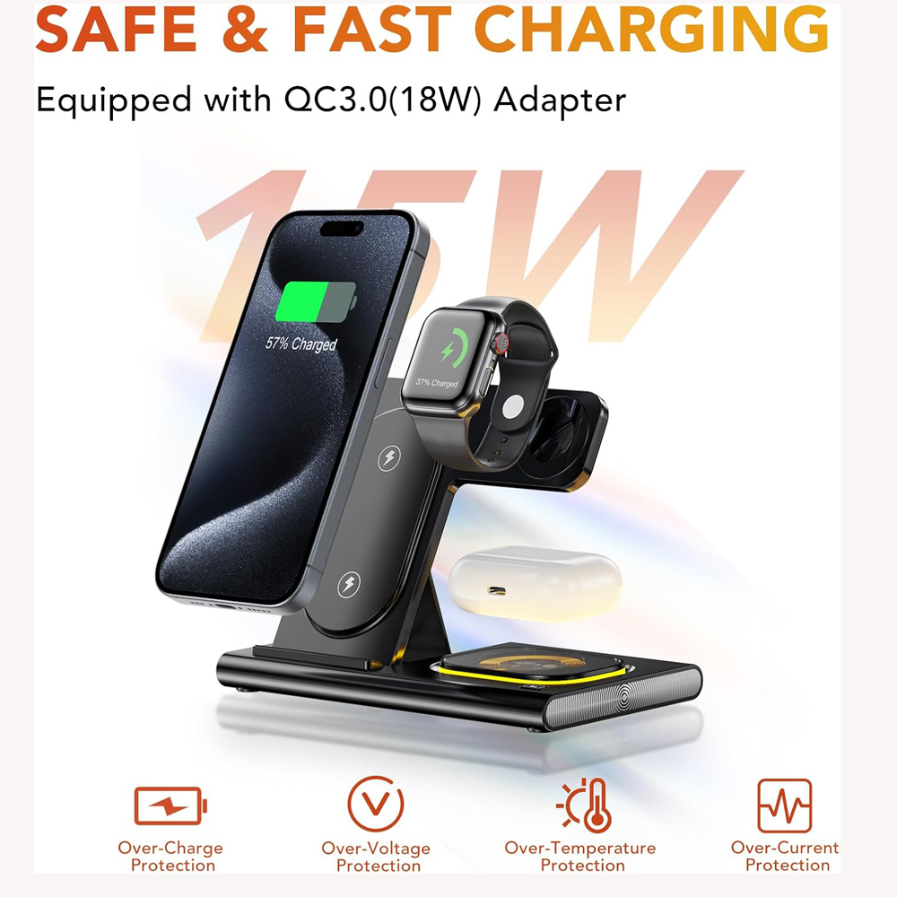 3 in 1 Foldable Charging Stati – обзор и цена Watch Watch Xs