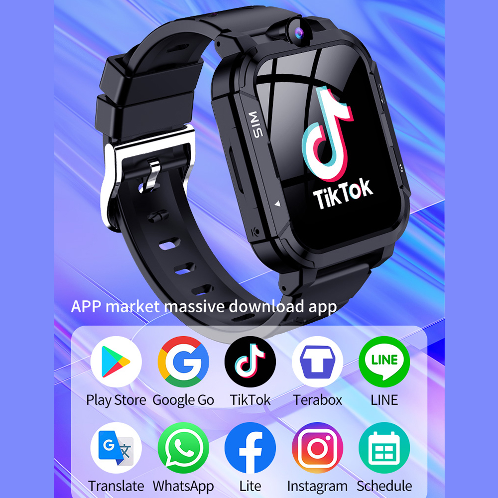 4G Kids Smart Watch 1+8GB GPS  – обзор и цена Smartwatch Watches For Kid Boy With Gps