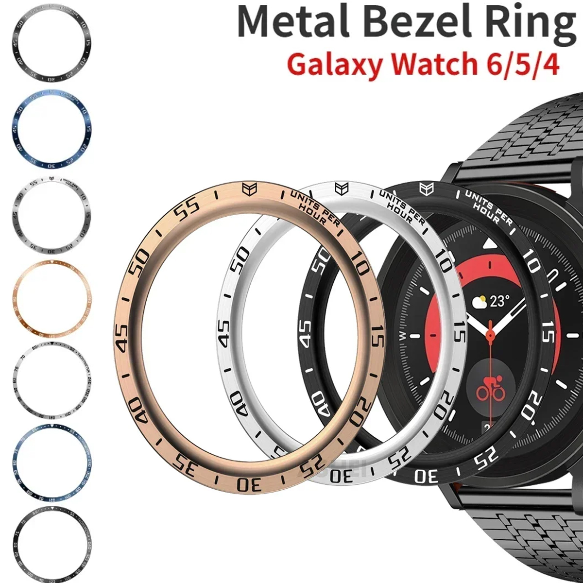HOT Metal Bezel Ring For Samsu – обзор и цена Smartwatch Ring Watches