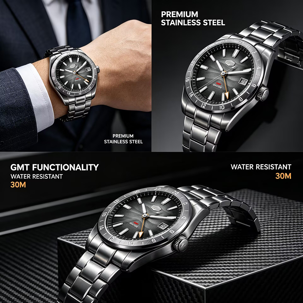 Original GMT Wristwatch Man 30 – обзор и цена Smartwatch Ladies Watches Branded