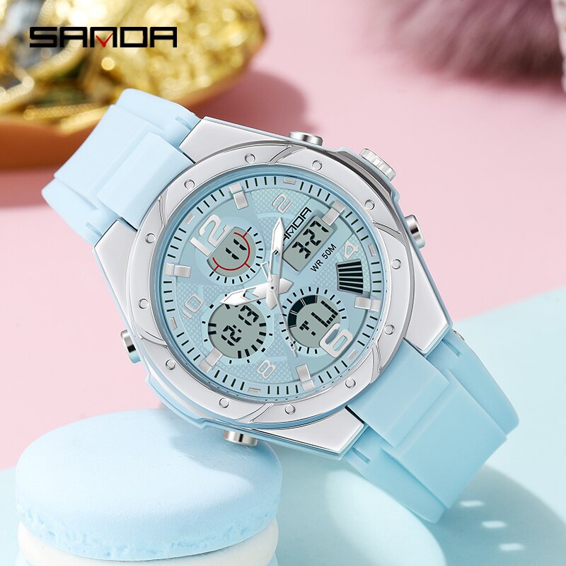 SANDA Luxury Ladies LED Digita – обзор и цена Casio Watches Smartwatch