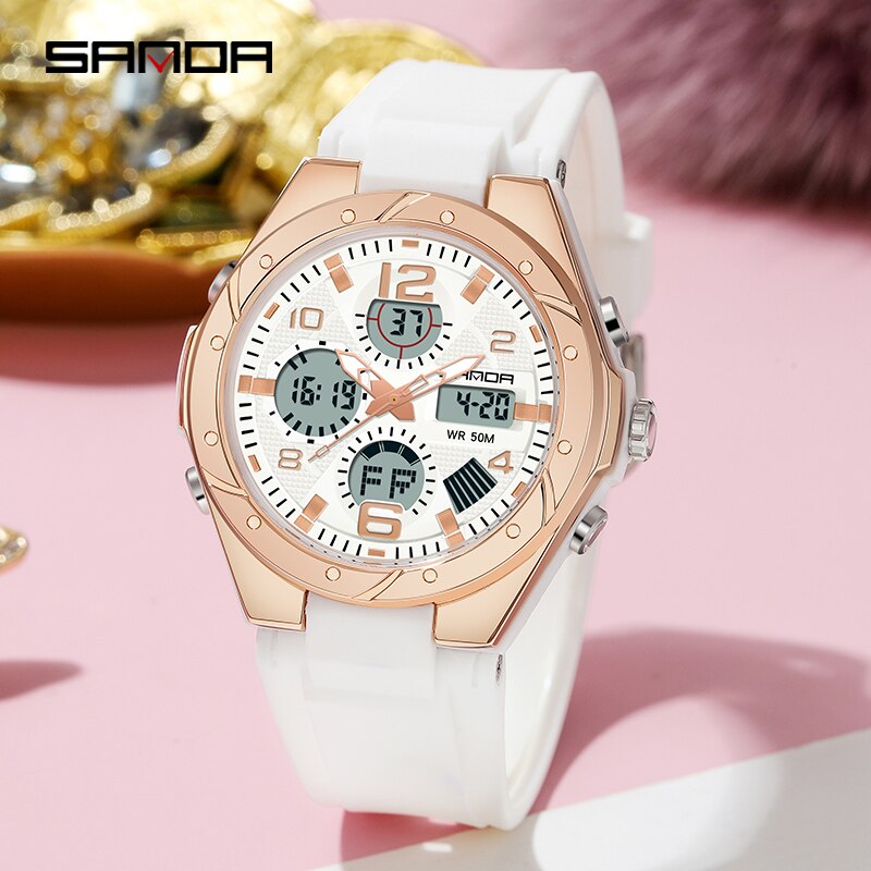 SANDA Luxury Ladies LED Digita – обзор и цена Casio Watches Smartwatch