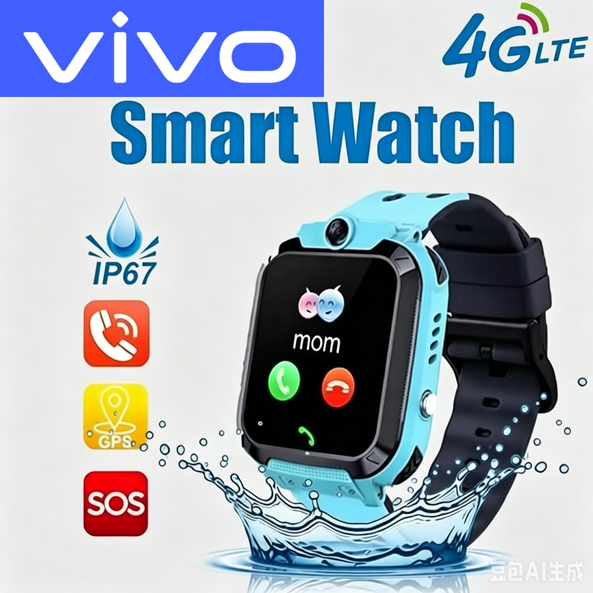 VIVO 4G Kids Smart Watch SOS W – обзор и цена Smartwatch Watches For Kid Boy With Gps