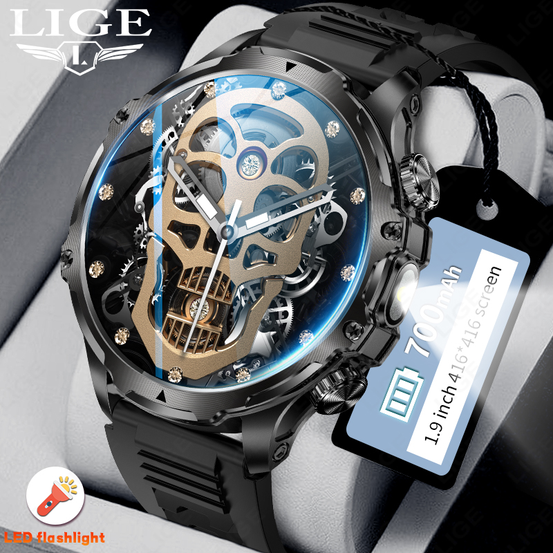 LIGE 700mah Large Battery Flas – обзор и цена Smartwatch Latest Watches For Men