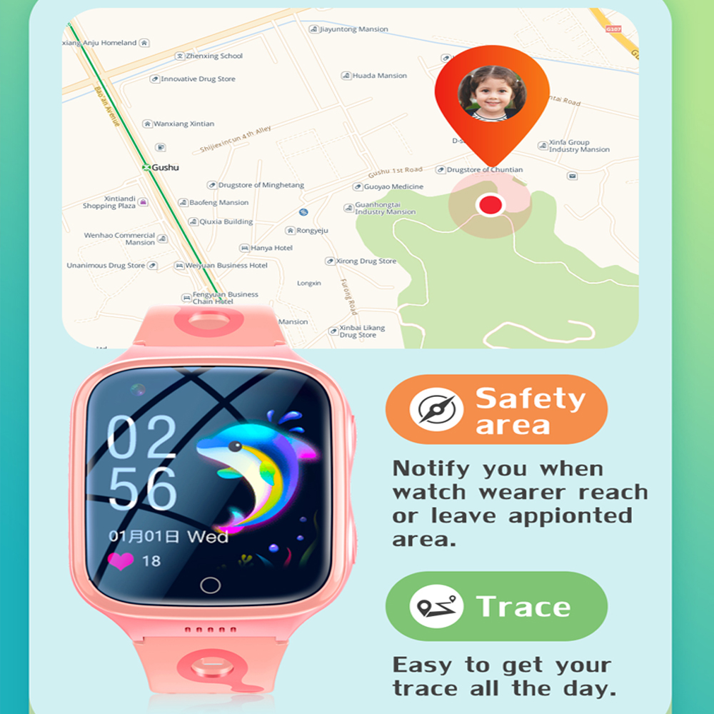 4G Smart Watch Kids GPS WiFi V – обзор и цена Smartwatch Watches For Kid Boy With Gps