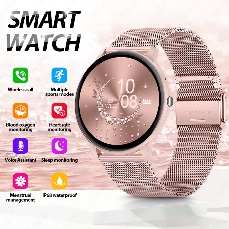 LIGE Women's SmartWatch Blood  – обзор и цена Smartwatch Angelo Watches