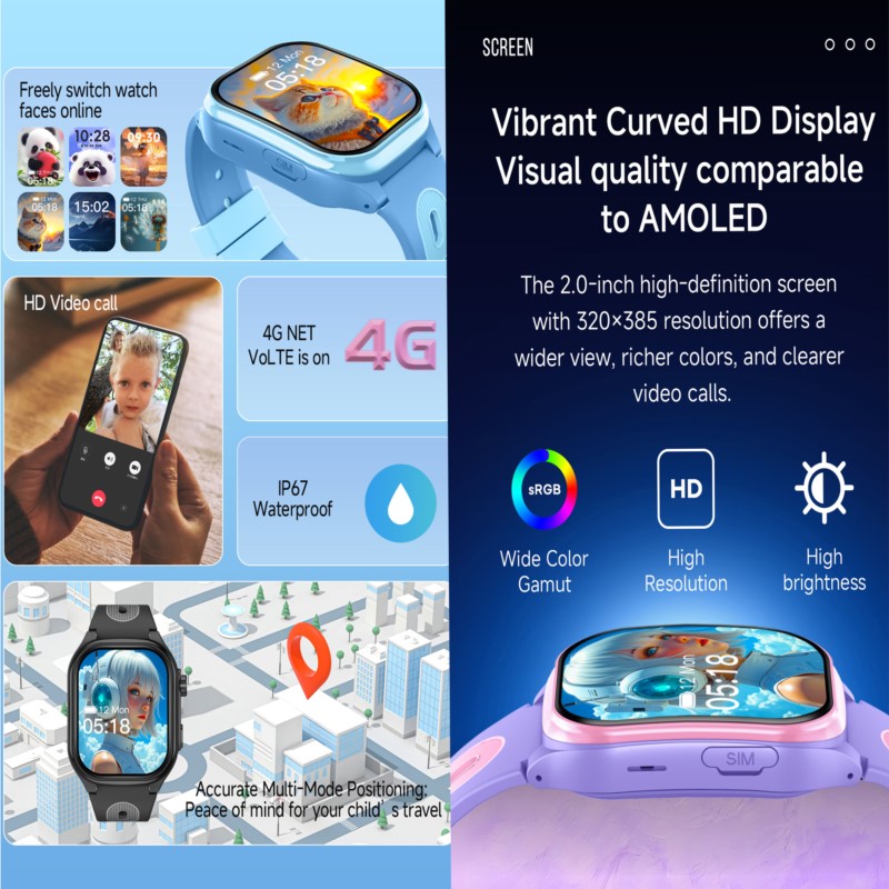 Smart Watch Kids 4G GPS WIFI V – обзор и цена Smartwatch Watches For Kid Boy With Gps
