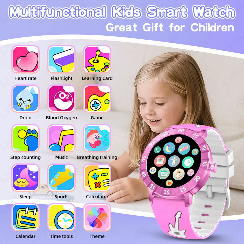 LIGE Girls Smart Watch SOS Chi – обзор и цена Smartwatch Watches Useful Gift For Boys