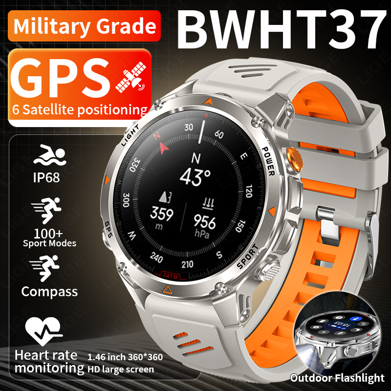 LIGE Rugged GPS Track Smart Wa – обзор и цена Watch Smartwatch