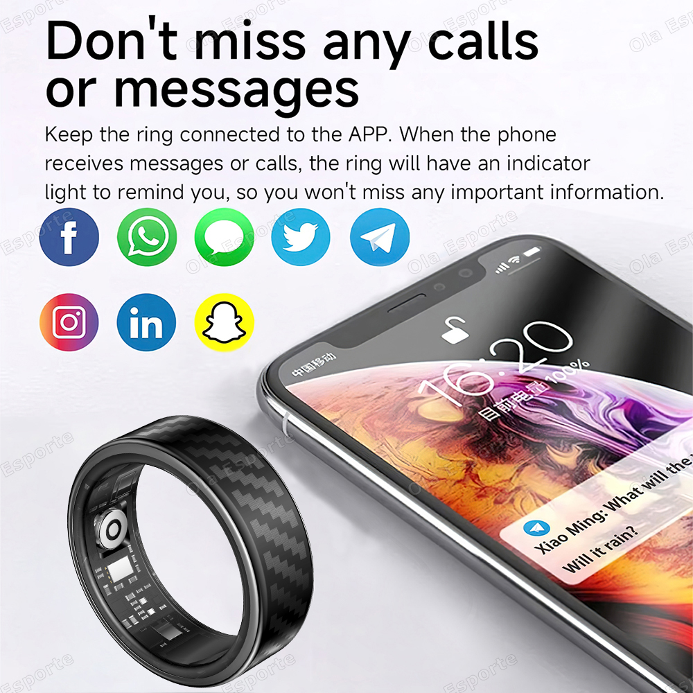 Newest Smart Ring Call Message – обзор и цена Smartwatch Ring Watches