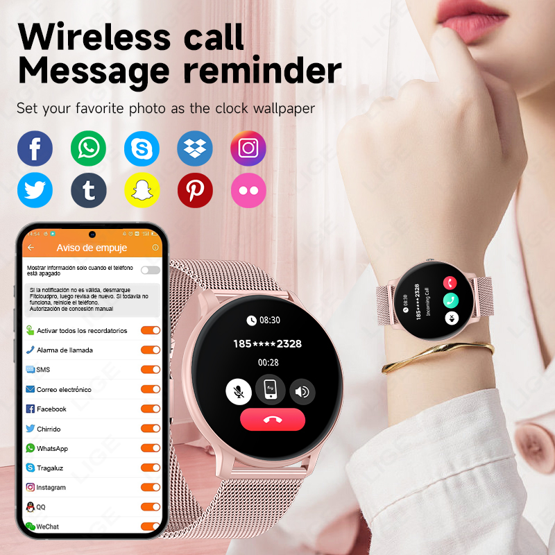 LIGE 2026 Sports Fitness Watch – обзор и цена Smartwatch Latest Watches For Men
