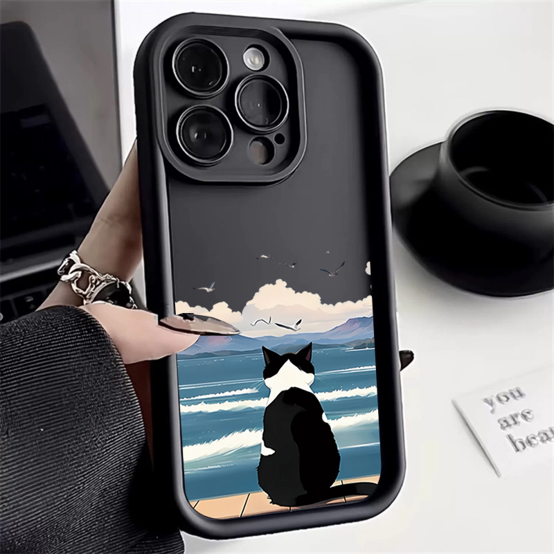 Cute Cat Watching the Sea Phon – обзор и цена Watch Watch Xs