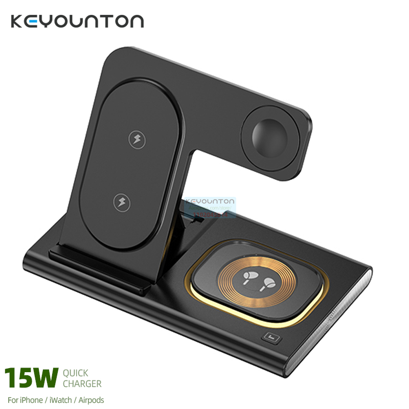 3 In 1 Wireless Charger For iP – обзор и цена Watch Watch Xs