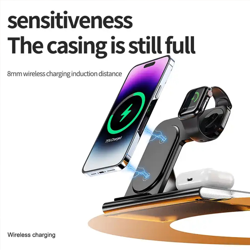 3 In 1 Wireless Charger For iP – обзор и цена Watch Watch Xs