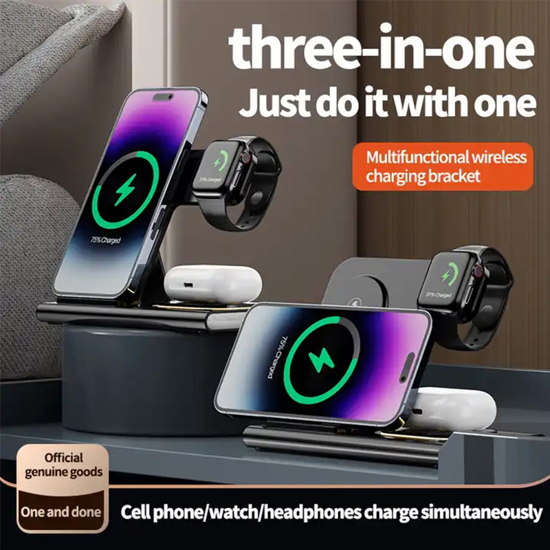 3 In 1 Wireless Charger For iP – обзор и цена Watch Watch Xs