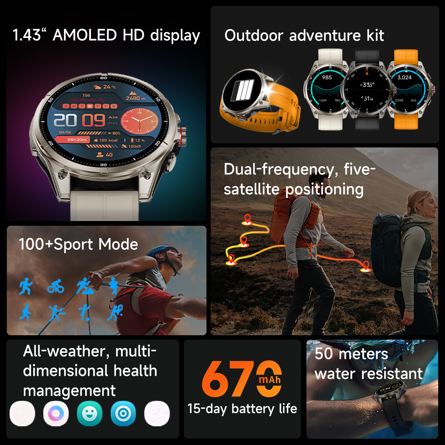 DAORKOW 2025 latest outdoor sp – обзор и цена Smartwatch Latest Watches For Men
