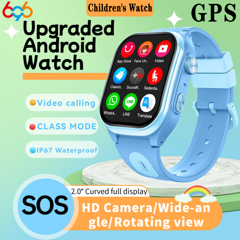 Kids 4G Smart Phone Watches 2+ – обзор и цена Smartwatch Watches For Kid Boy With Gps