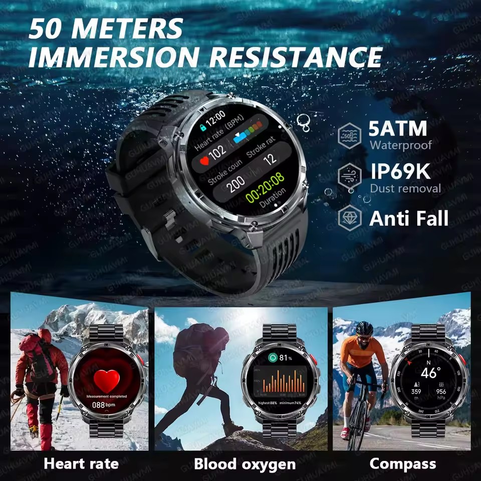 New 1100mAh Battery Outdoor Sm – обзор и цена Smartwatch Angelo Watches