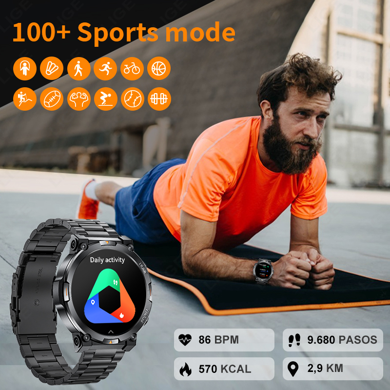 LIGE Outdoor Sports Smart Watc – обзор и цена Smartwatch Latest Watches For Men