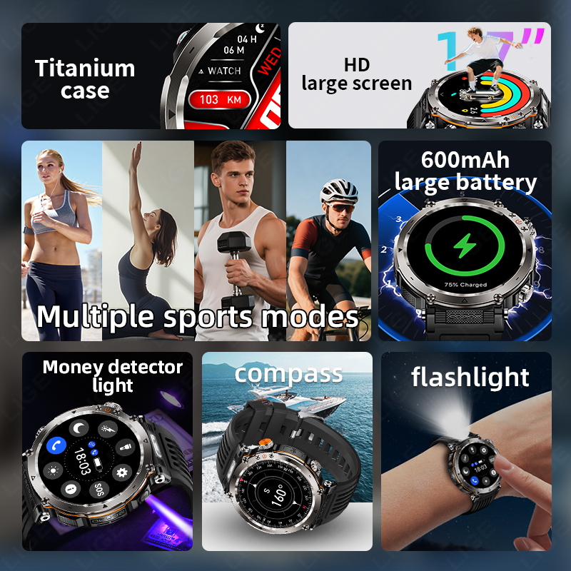 New Military Outdoor Smartwatc – обзор и цена Watch Smartwatch