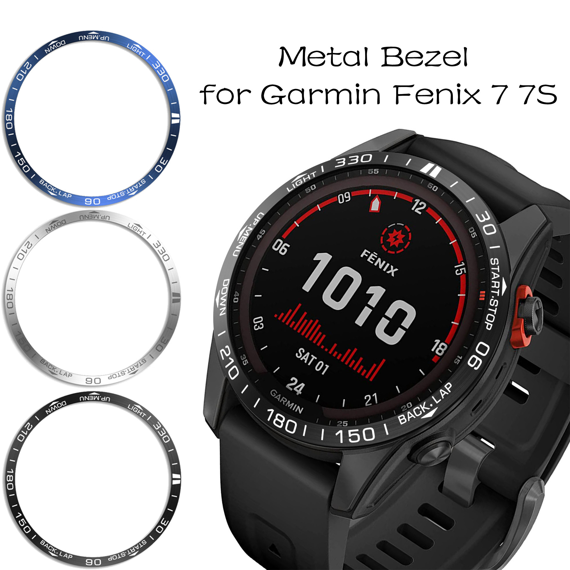 Metal Styling Bezel for Garmin – обзор и цена Smartwatch Ring Watches