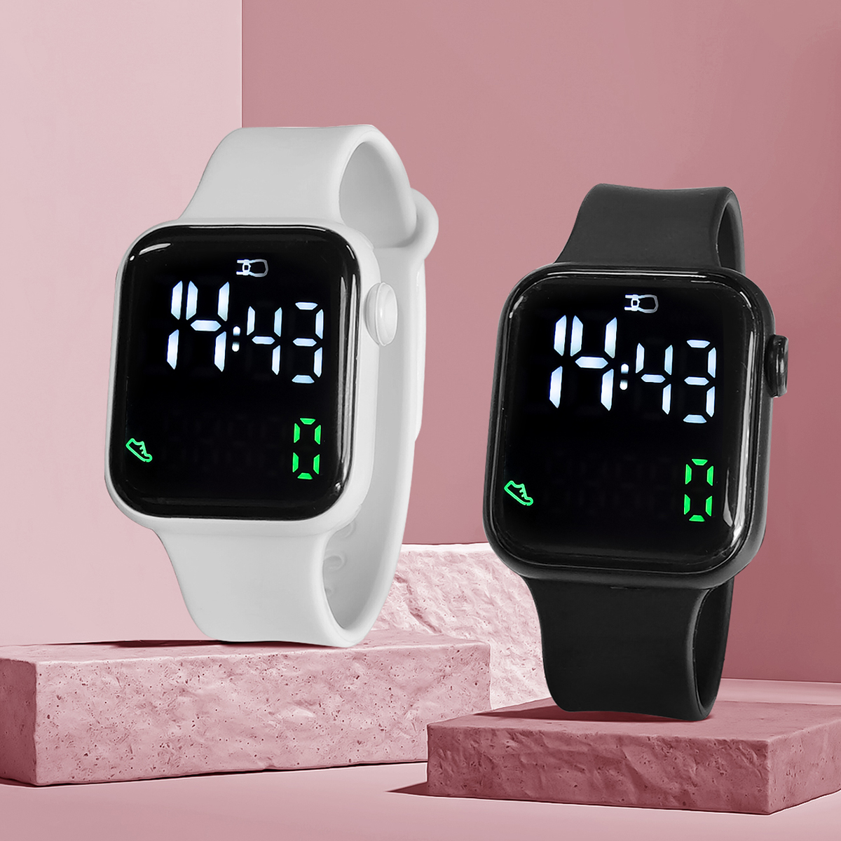 New 2PCS Student Minimalist Sm – обзор и цена Smartwatch Watches Girls