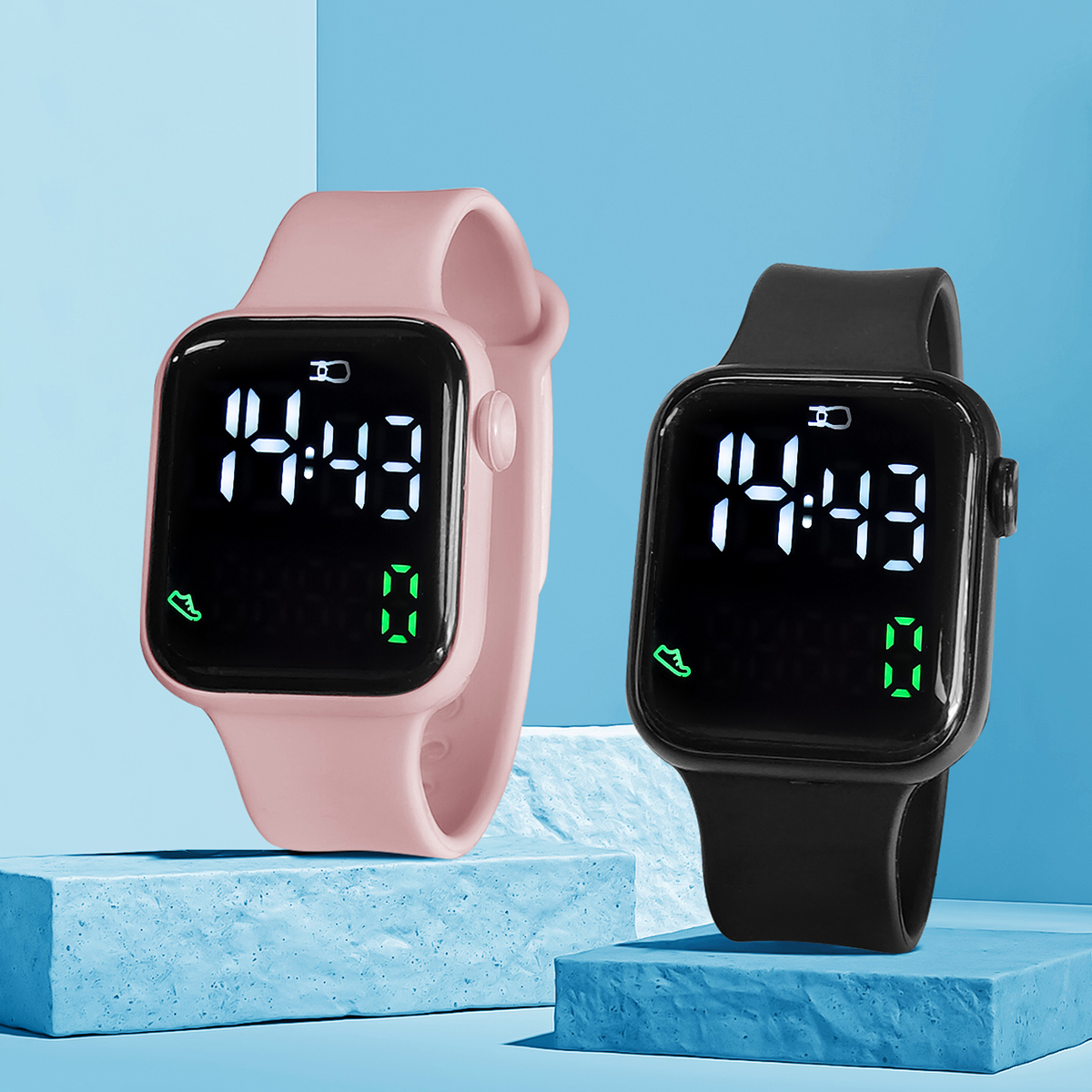 New 2PCS Student Minimalist Sm – обзор и цена Smartwatch Watches Girls