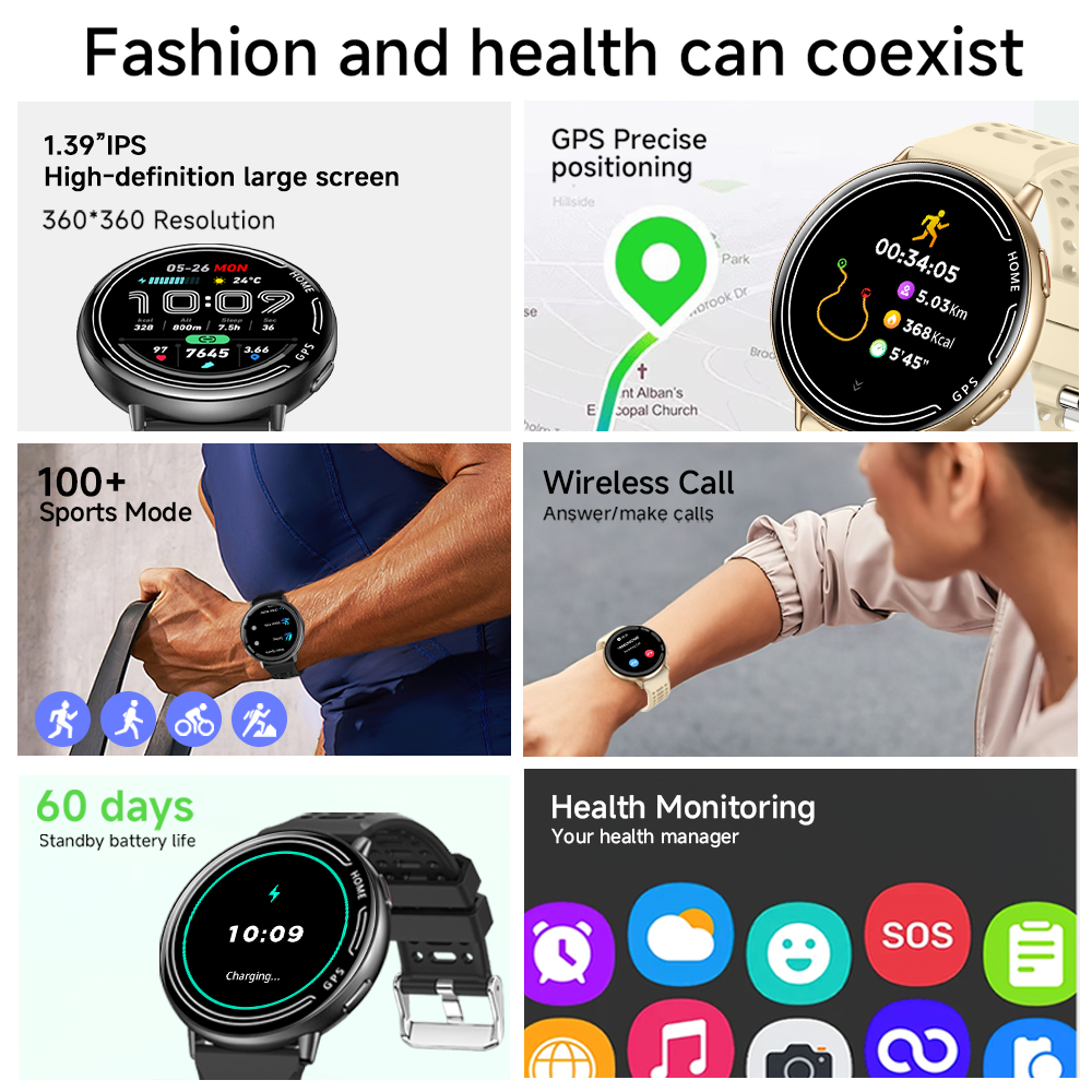 Smart Watch Built in GPS Bluet – обзор и цена Smartwatch Angelo Watches
