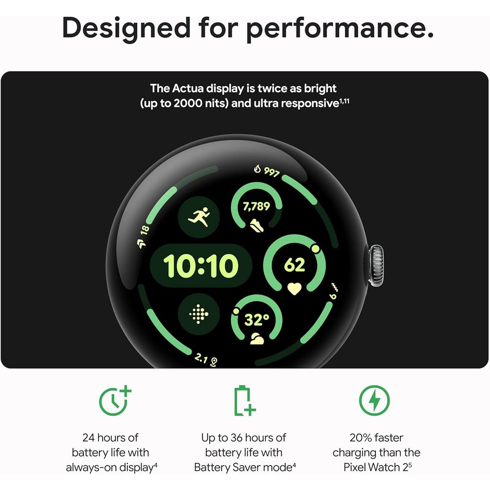 Pixel Watch 3 (45mm) 2024 el - – обзор и цена Smartwatch El