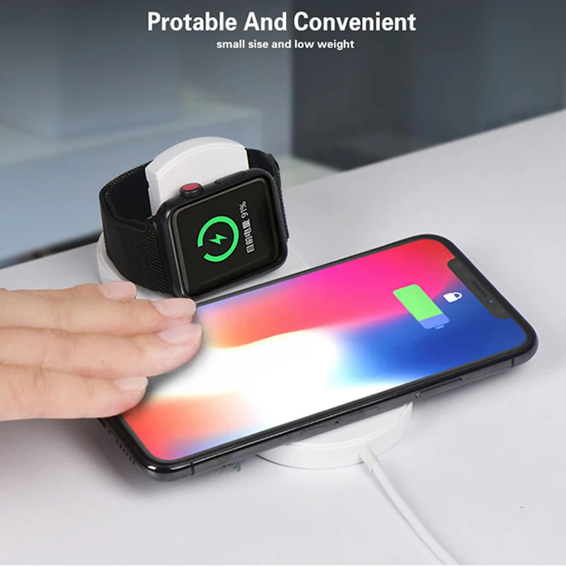 2 in 1 Fast Wireless Charger P – обзор и цена Watch Watch Xs