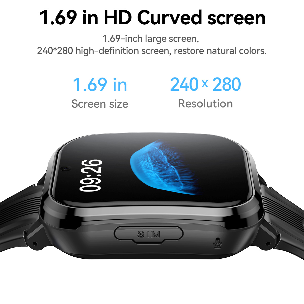 HOCO Y108 1.69inch HD LCD Curv – обзор и цена Smartwatch Watches For Kid Boy With Gps
