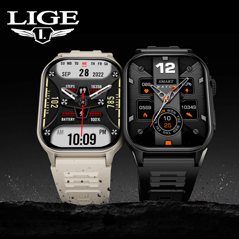 LIGE Smart Watch for Men 3ATM  – обзор и цена Smartwatch Latest Watches For Men