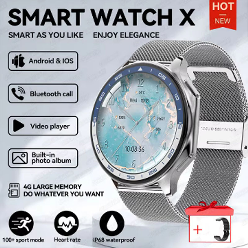 1.43 inch Big Screen Men Women – обзор и цена Watch Watch Xs