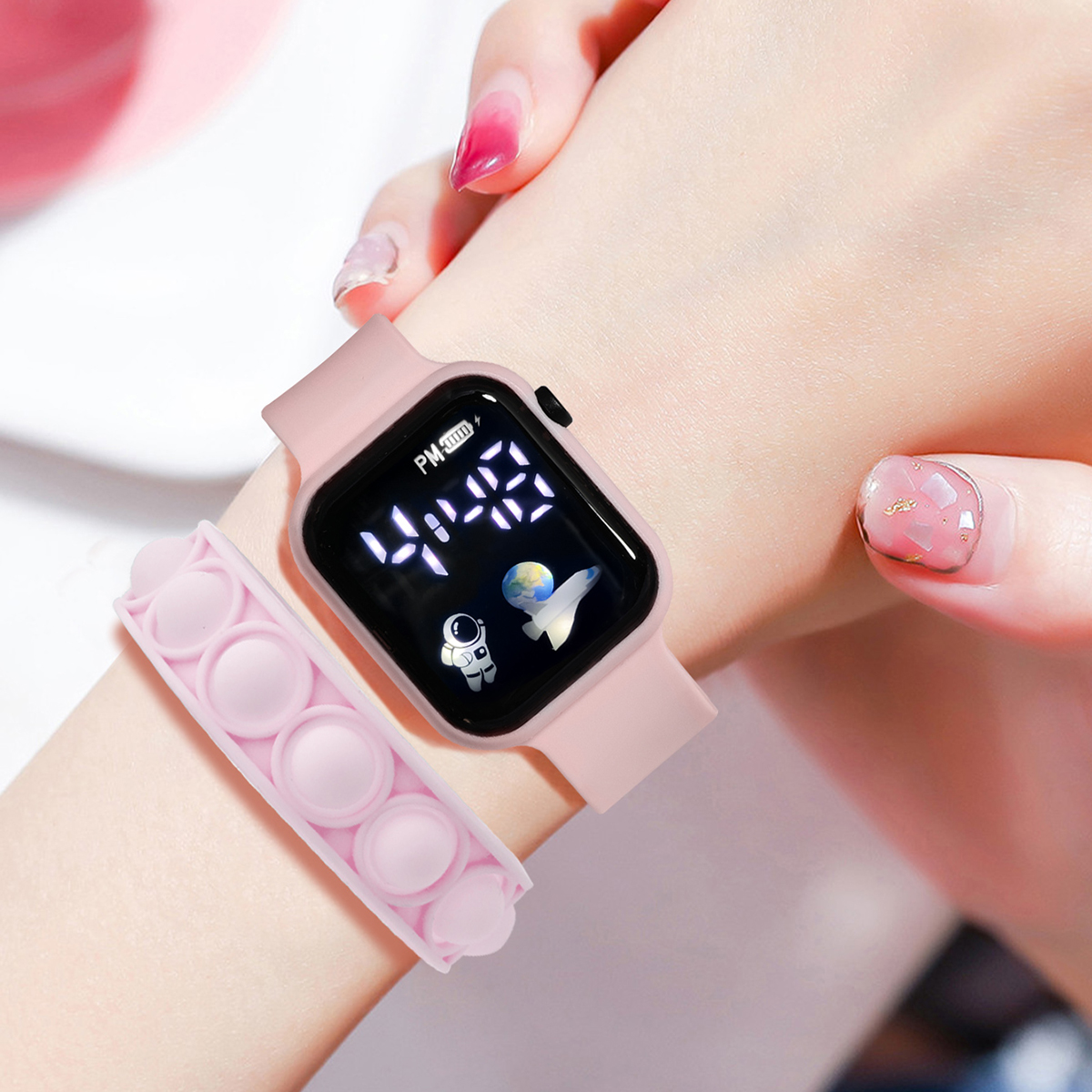 2PCS Children's Smart Watch Br – обзор и цена Smartwatch Watches Girls